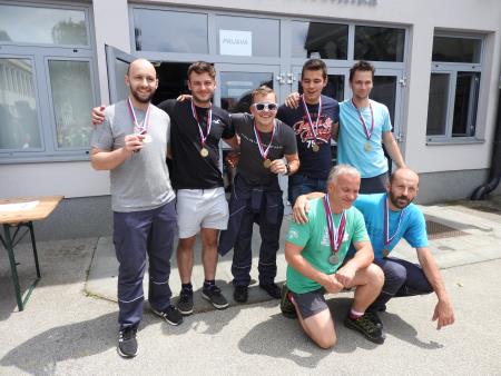 Med člani je bila najboljša ekipa PGD Zgornji Brnik 1